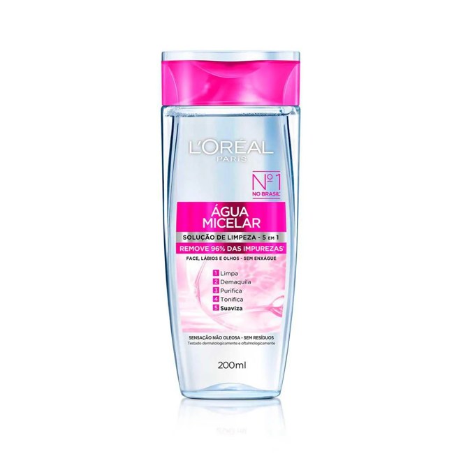 Água micelar demaquilante loreal
